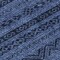 Homeroots 8' Navy Blue And Black Round Southwestern Washable Indoor Outdoor Area Rug 587550 - alternate 5