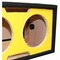 Deejay Led For 10-in Three Horn Two Tweeters Side Speaker Enclosure Yellow Vinyl cloth colored D10H3TW2VYYESIDE - alternate 8