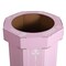 Happimess Fleur 25-Gallon Disposable Corrugated Cardboard Event Trash Can and Recycling Bin, Bridal Pink, 2PK HPM1301D-SET2 - alternate 4