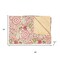 Homeroots 50" X 70" Beige And Pink Floral Cotton Quilted Kantha Throw Blanket with Embroidery 544520 - alternate 4
