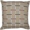 Homeroots 24" Beige Check Cotton Blend Throw Pillow With Embroidery 549433 - alternate 7