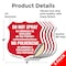 Signmission Bilingual No Spray Shield Sign Do Not Sp, 6 inch X 6 inch, Vinyl Decal, 5PK SHI-D-5PACK-6-366 - alternate 5
