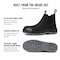 Handpoint Mens 6 in Composite Toe Work Boots-Black Crazy Horse Leather Safety Boots, Slip Resistant, 11 81N04-EE-11 - alternate 6