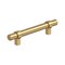 Amerock Central 3-3/4 inch (96mm) Center-to-Center Champagne Bronze Cabinet Pull, 25PK 25VMP37161CZ - alternate 1