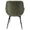 Leisuremod Markley Modern Leather Dining Arm Chair with Metal Legs, Olive Green, 4PK EC26G4 - alternate 7