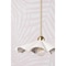 Mitzi Megan Molten X Maisie 1 Light Pendant 20 In. Aged Brass H712701-AGB/CTW - alternate 2