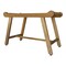 Homeroots Rectangular Teak Shower Bench With Handles In Natural Finish 376724 - alternate 7