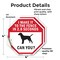 Signmission I Make It to The Fence In 2.8 Secon, 4 inch X 4 inch, Vinyl Decal, 2PK OC-D-2PACK-4-61 - alternate 3