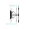 Monoprice EZ Series Full-Motion Articulating TV Wall Mount Bracket For TVs Up to 21962 - alternate 3