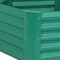 Homeroots 16in X 41in Green Steel Hexagon Planter Box 668466 - alternate 3