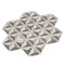 Apollo Tile Mirage 12x12 Warm Beige White Marble Mosaic 3D Pyramid Wall and Floor Tile (4.92 sq ft/case), 5PK APLSAH88IR06A - alternate 4