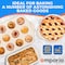 Emporio Kitchen Baking Pan Set, Oven Safe Tray, Up To 450 Deg F, White, 8PK EMPKW88H - alternate 7
