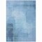 Homeroots 5' X 8' Blue Geometric Washable Indoor Outdoor Area Rug 608089 - alternate 6