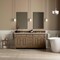 James Martin Vanities Brookfield 72 in. Double Vanity, Pecan w/ 3 CM White Zeus Silestone Top 547-V72-PCN-3WZ - alternate 4