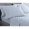 Homeroots Six Piece Ice Blue Microfiber Queen Sheet Set 524182 - alternate 4