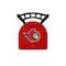 Holland Bar Stool Co 25" Blk Wrinkle Ottawa Senators Swivel Bar Stool, Jailhouse Back L01825OttSen - alternate 3