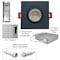 Nuwatt 3 Inch LED Black Gimbal Recessed Downlight 2700K-5000K Selectable Square Canless Light, 16PK NW-GMB-3-5CT-BLK-SQ-16P - alternate 4