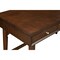 Homeroots 52" Brown Solid Manufactured Wood Writing Desk with Three Drawers 524101 - alternate 6