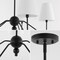 Jonathan Y Skylar 32" 5-Light Classic Minimalist Metal Inverted Gourd LED Chandelier, Black JYL7912A - alternate 8