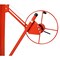Wrightmaster Drywall Lift Panel 11ft Lift Drywall Panel Hoist Jack Lifter, Red ZR-W46537282 - alternate 7