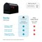 Architectural Mailboxes Stanley post mount mailbox, black (Jumbo) ST200BAM - alternate 7