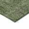 Homeroots 8' Green And Silver Round Medallion Washable Indoor Outdoor Area Rug 616432 - alternate 6