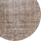 Homeroots 8' Brown Round Oriental Washable Indoor Outdoor Area Rug 607526 - alternate 7