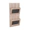 Homeroots Modern Rustic Whitewash Chalkboard Wall Storage 399689 - alternate 5