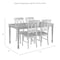 Crosley Shelby 5-Piece Dining Table Set For 4 KF20003WH-CH - alternate 5