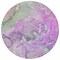 Homeroots 8' Round Purple Round Abstract Washable Non Skid Indoor Outdoor Area Rug 559191 - alternate 6