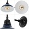 Jonathan Y Aurora 12.3 in. 1-Light Farmhouse Industrial Iron LED Gooseneck Arm Outdoor Sconce, Navy JYL7613C - alternate 6