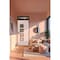 Vdomdoors Aluminum Door Cynex 6106 Dark Stone Entry Steel Metal Modern Painted W36xH80+16 Left Inswing CYNEX6106EXD-DARK-W36xH80+16-LH-I - alternate 4