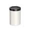 Gatco Modern Round 3 Gal. Wastebasket, Matte Pearl/Matte Black Lid 1931MX - alternate 1