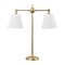 Jonathan Y Ruth 31" 2-Light Contemporary Farmhouse Adjustable Metal Library LED Table Lamp, Gold Painting JYL3074A - alternate 6