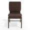 Flash Furniture 18.5"W Brown Fabric Church Chair w/ Book Rack, 4PK 4-XU-CH-60096-BN-BAS-GG - alternate 5