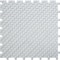 Apollo Tile Chiffon White 11.7 in x 11.8 in Recycled Glass Matte Wall Mosaic Tile 4.79 sqft/case, 5PK APLVRE8807A - alternate 1