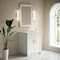 James Martin Vanities Bellshire 30" Single Vanity, Bright White w/ 3 CM White Zeus Silestone Top 660-V30-BW-3WZ - alternate 6