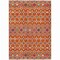 Homeroots 3' X 5' Orange Blue And Purple Geometric Washable Indoor Outdoor Area Rug 612208 - alternate 5