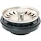 Do It Best 3.13'' Dia Chrome-Plated Steel Disposer Strainer and Stopper DIB5462PC - alternate 1