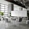 Flash Furniture HERCULES Heavy Duty Gray Vinyl Stack Chair with Arms, 4PK 4-XU-60154-GRY-VYL-GG - alternate 5