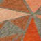 Homeroots 9' X 12' Rust Gray And Pink Geometric Washable Indoor Outdoor Area Rug 600394 - alternate 6