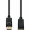 Add-On 6FT DISPLAYPORT 1.2 MALE TO FEMALE BLACK CABLE MAX RESOLUTION UP TO 3840X2 DISPLAYPORTMF6F - alternate 1