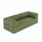 Homeroots 82" Green Corduroy Convertible Futon Sleeper Sofa 706809 - alternate 7