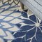 Homeroots 12' X 15' Blue And Ivory Indoor Outdoor Area Rug 521648 - alternate 6