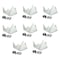 Mytee Products 5 ft x 5 ft Drain Tarp - Roof Ceiling Leak Drip Diverter Tarp Heavy Duty - White, 8PK DD5-5-Whitex8 - alternate 1