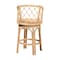 Bali & Pari Ayu Bohemian Light Honey Rattan Swivel Counter Stool 252-14026-ZORO - alternate 4
