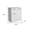 Homeroots 36" White Drawer Combo Dresser 544056 - alternate 10