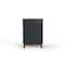 Homeroots 30" Walnut And Charcoal Grey Solid Wood Five Drawer Chest 473069 - alternate 1