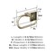 Amerock Appoint Golden Champagne Traditional Single Post Toilet Paper Holder BH36071BBZ - alternate 4
