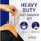 Lifemaster Solid Wooden Hanger Set, Non-Slip, 360 Deg Swivel Hook, Space-Saving, 6PK LMSUWD6 - alternate 7